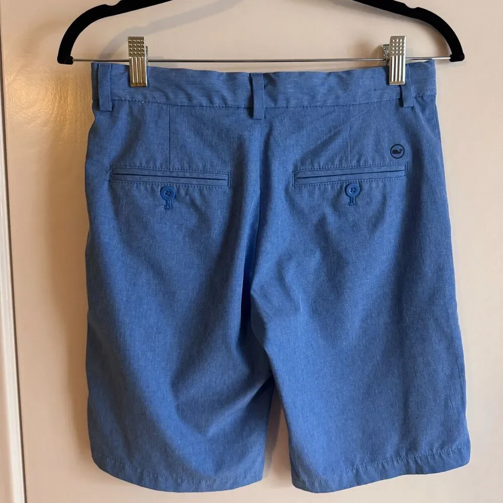 Boys 16 Vineyard Vines Blue Performance Chino Shorts 9